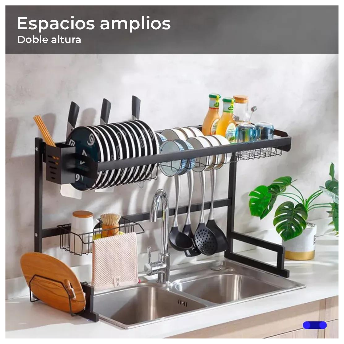 Rejilla de Seca Platos Multifuncional