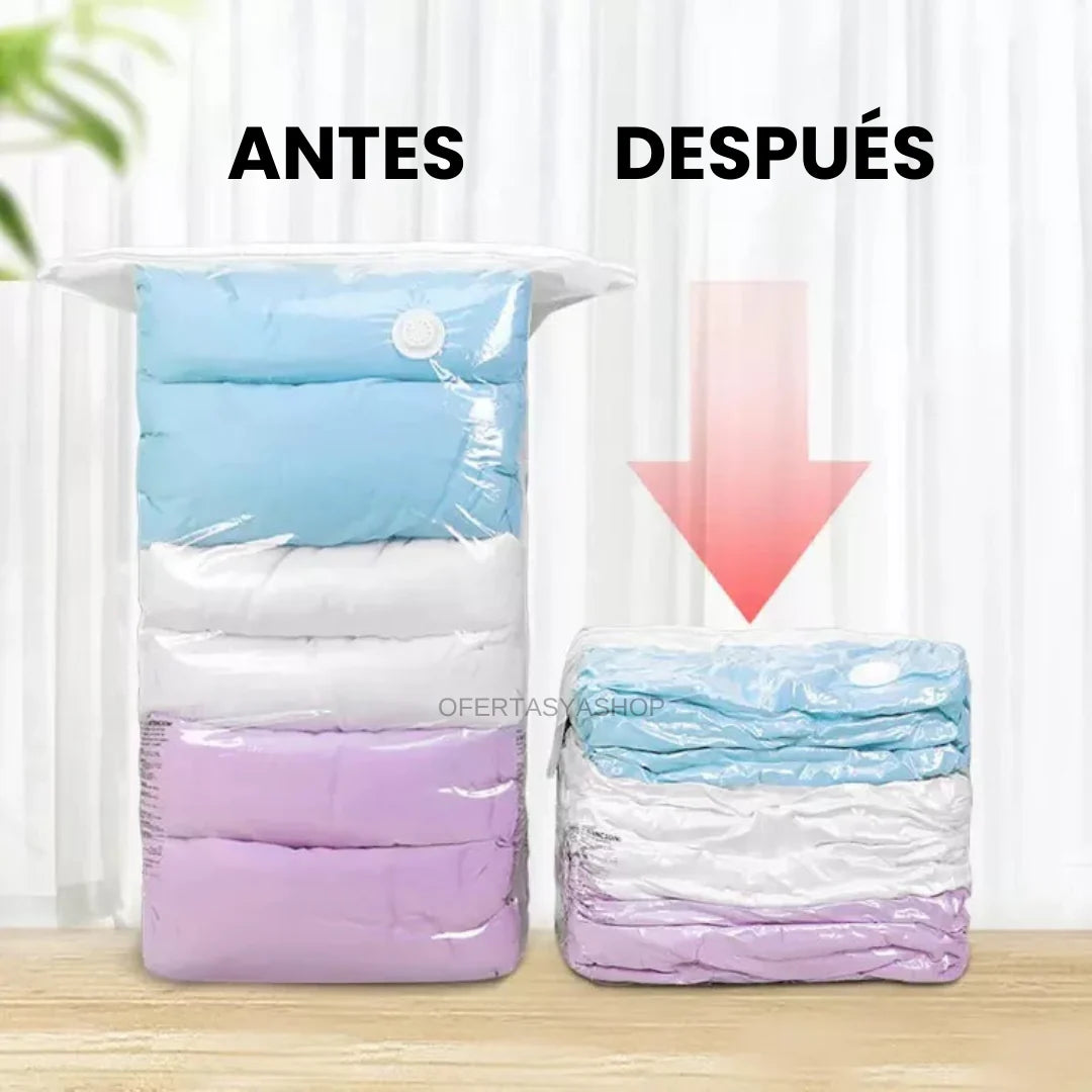 Pack Bomba Compresora De Aire + 3 Bolsas de 110x80cm