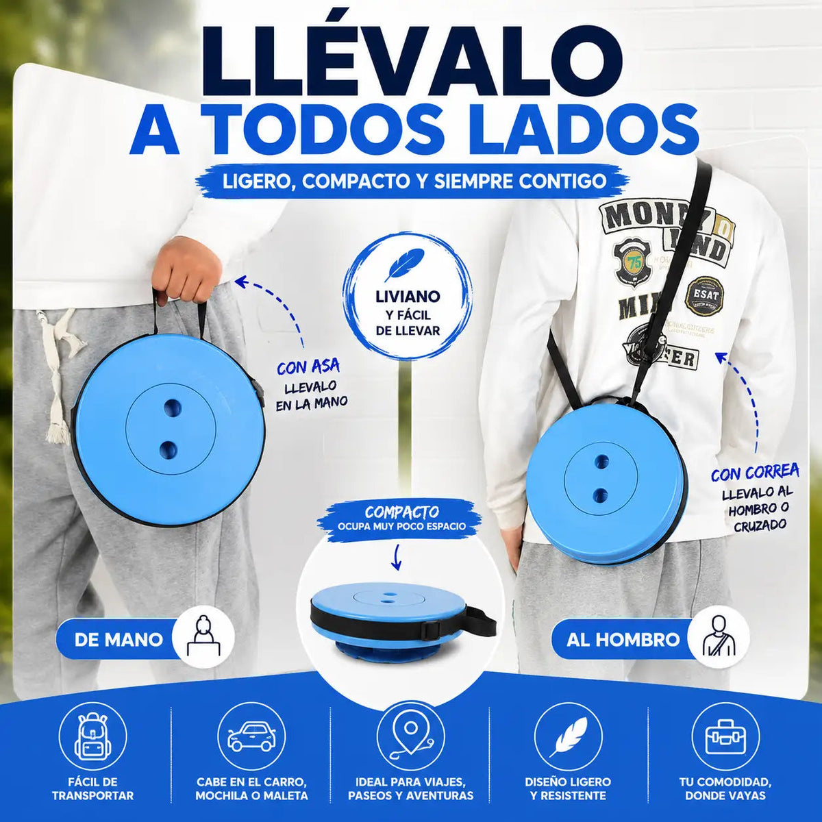 Descanso Instantáneo con tu Piso Plegable Portátil