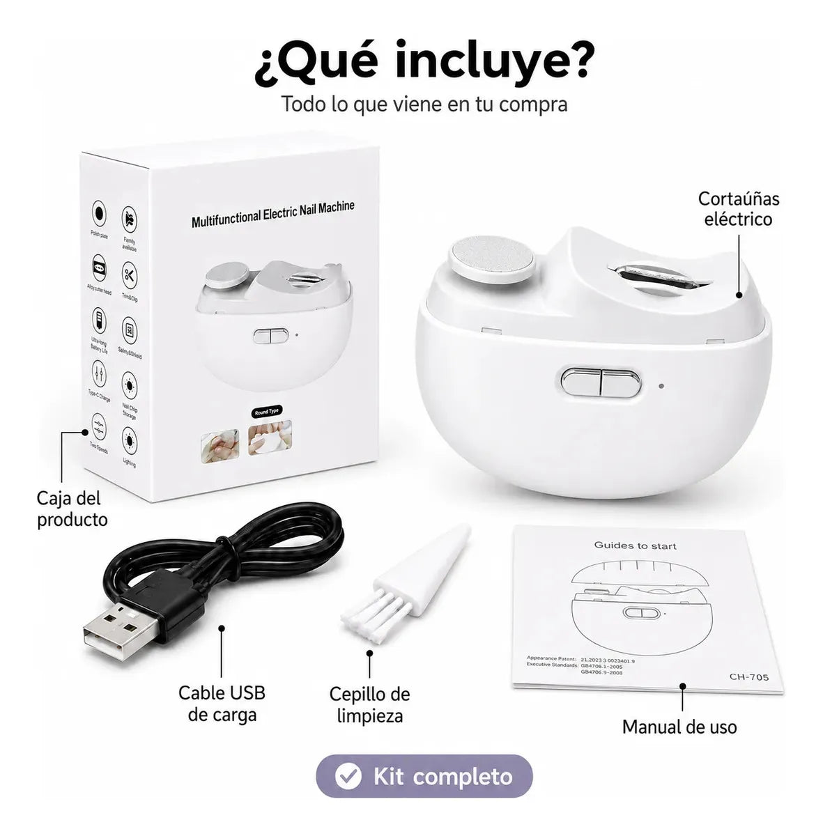 Desde Guaguas hasta Abuelitos! Cortaúñas Eléctrico Inalámbrico