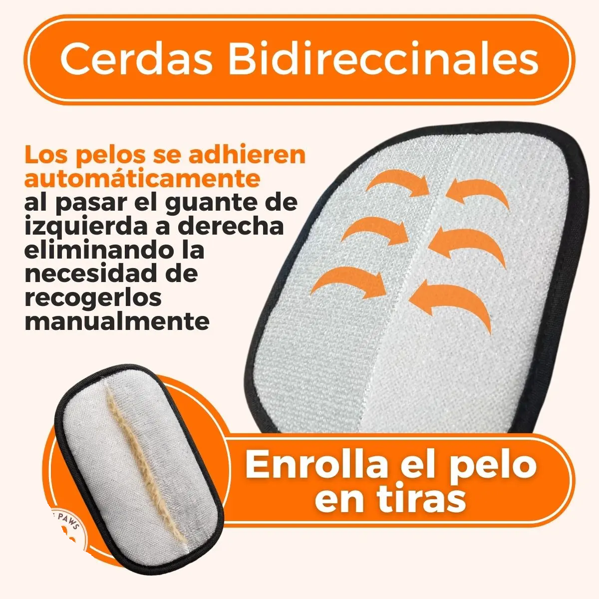 GUANTE ATRAPA PELOS