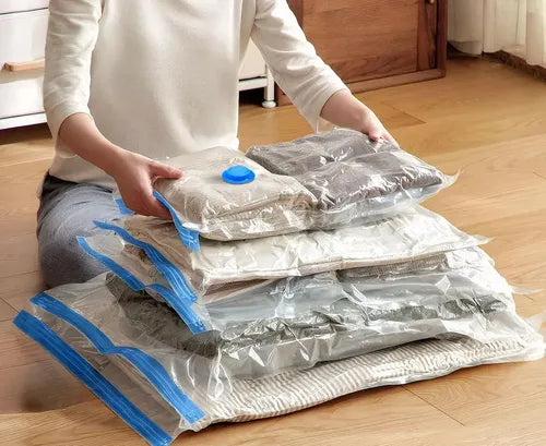Pack Bomba Compresora De Aire + 3 Bolsas de 110x80cm